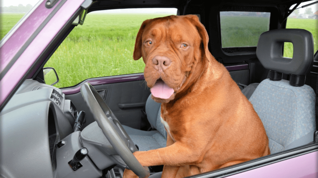 Dog is the driver 