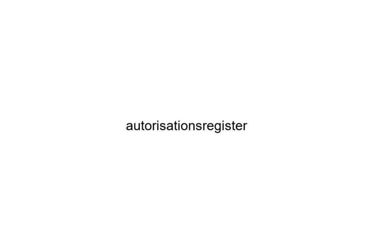 autorisationsregister