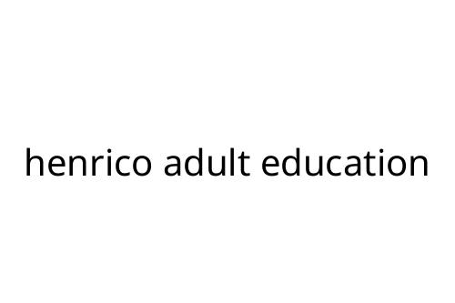 henrico adult education