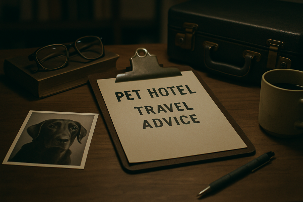 pet hotel travel tips