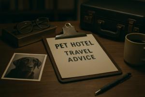 pet hotel travel tips