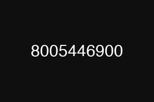 8005446900